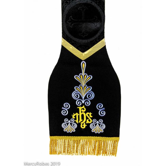 Religious Clergy Stole Style Mercy 002 (Blacklt)