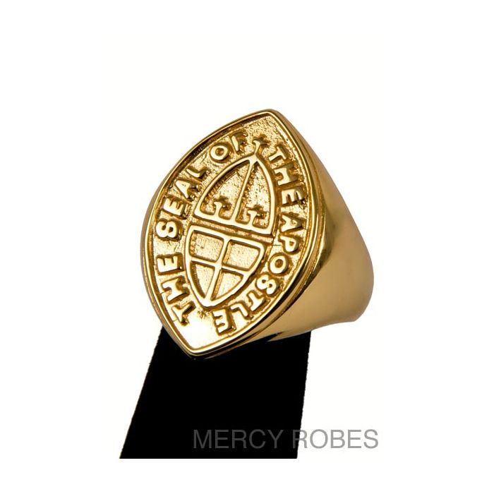 Mens Clergy Apostle Ring (Seal Of The Apostle (G)