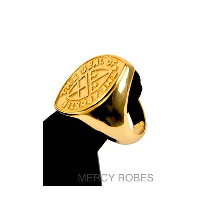 Mens Clergy Apostle Ring (Seal Of The Apostle (G)