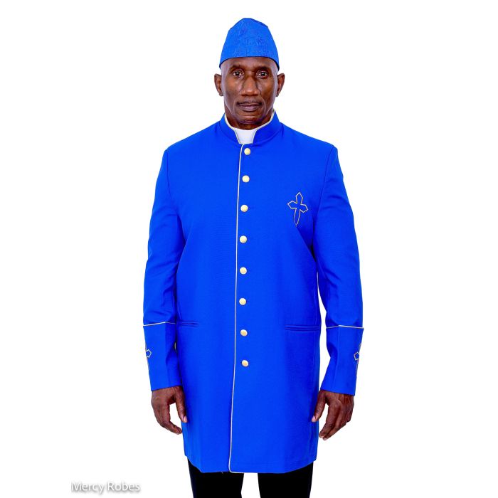 Royal blue short jacket cheap