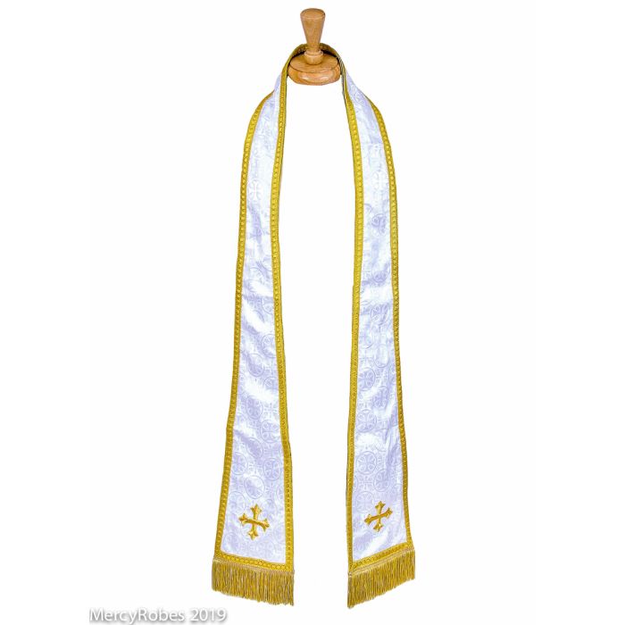 Reversible Long Clergy Stole Smq2019 (Purple/White)