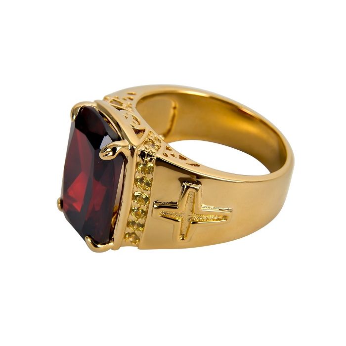 Bishop Clergy Ring Subs165 (G Red)