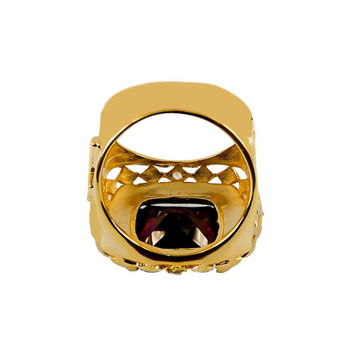 Mens Clergy Ring Subs166 (G-Purple)