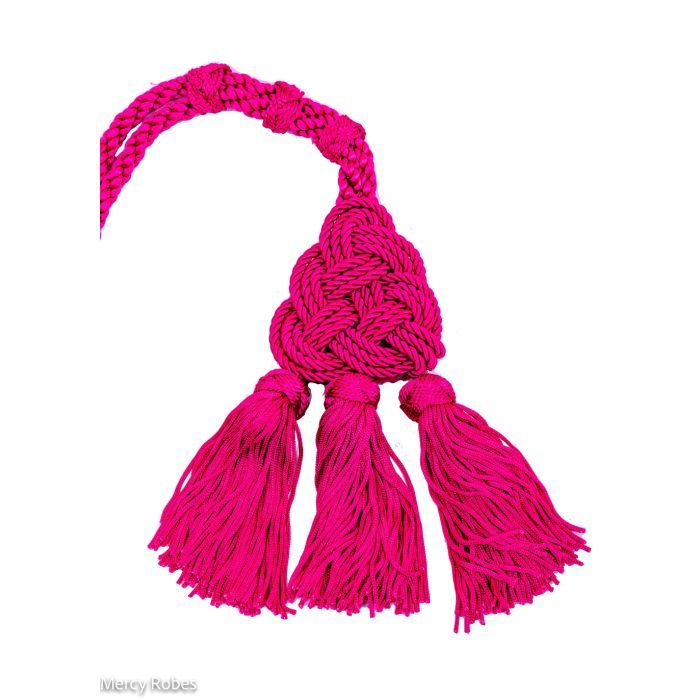 Bishop Tassel Pectoral Cord in Fuchsia - Elegant Religious