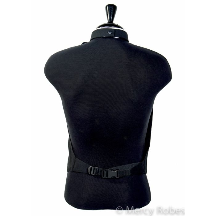 Tonsure Collar Clergy Rabat (Black)
