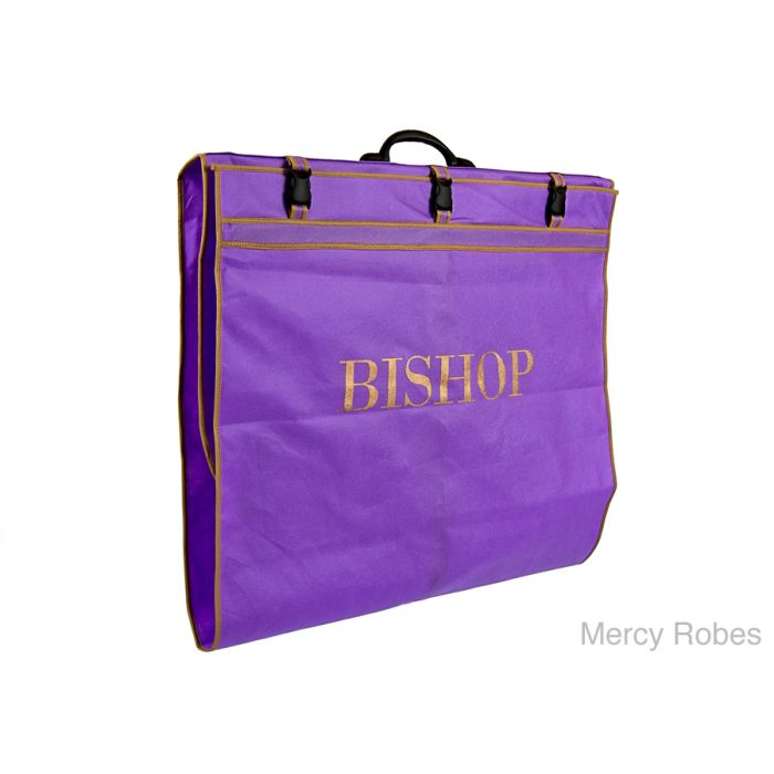 Bishop Vestment Carrying Bag (Purple/Gold)