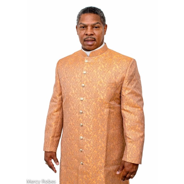 Designer Preaching Jacket Jul2020 Rust