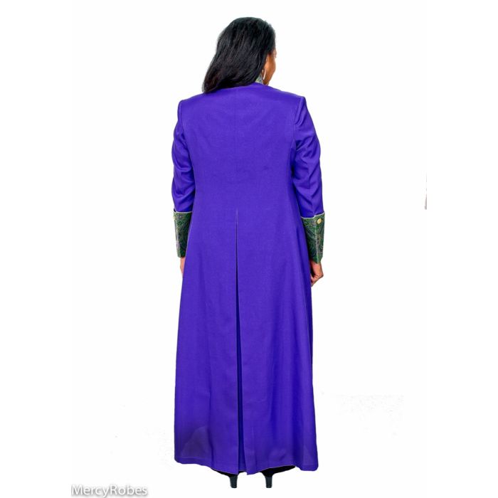 Elegant Womens Robe Style Lrkwo176 in Purple/Green-Gold LT - Perfect for  Relaxation and Comfort
