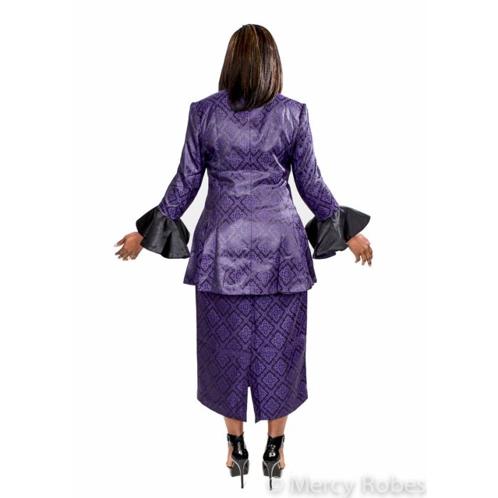 knee length dresses for ladies Purple Wool Blazer Jacket main image 0