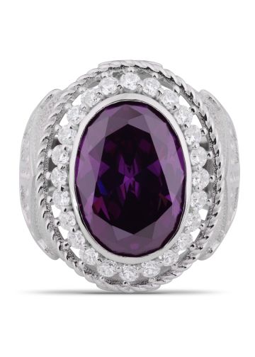 Mens Bishop Ring Style Subs860 (S-Purple)
