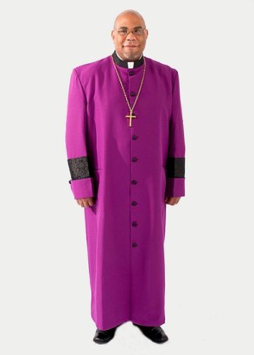 Mens Robe Style ANM365 (Red Purple/Black)