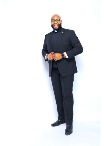 Clergy Rabat Shirt Front - Collar Included (Black)