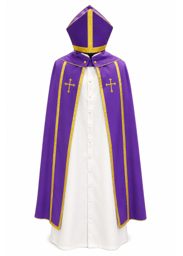 Cope & Mitre Style 082520 (Roman Purple/Gold)