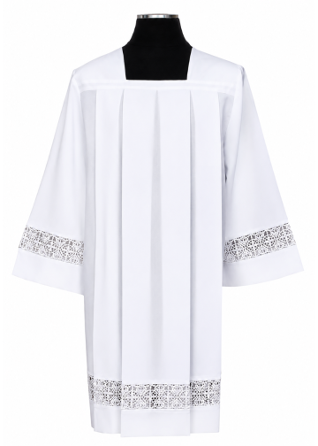 Short Surplice With Lace Roman Style Cog5752