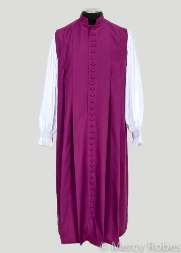 33 Button Chimere (Red Purple)