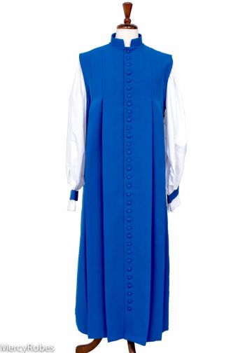 33 Button Chimere (Royal Blue)