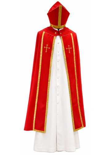 Cope & Mitre Style 082520 (Red/Gold)