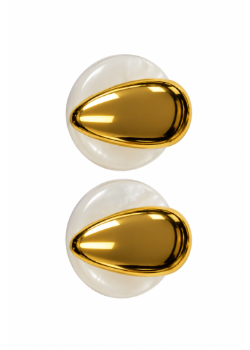 Clergy Collar Pear Shaped  Studs -  # 05192020