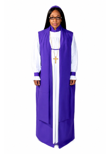 Womens Bishop Vestment (A) Roman Purple