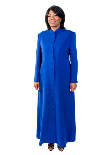 Womens Robe LRPS 20180 (Royal Blue) 18 Button