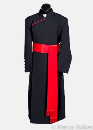 Mens Robe Style Ang2018 (Black/Red)