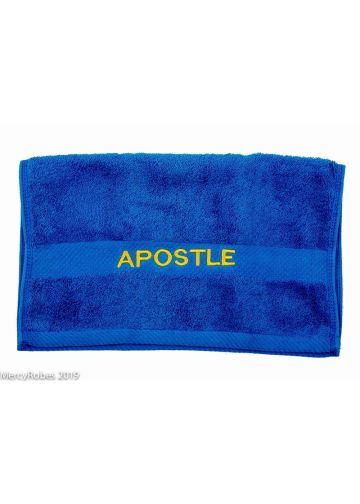 Preaching Hand Towel Apostle (Royal/Gold)
