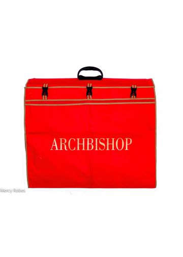 Archbishop Vestment Carrying Bag (Red/Gold)