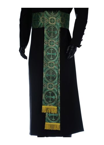 Band Cincture Style 102024 (Green/Gold Lt)