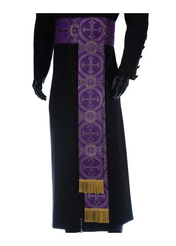 Band Cincture Style 102024 (Purple/Gold Lt)