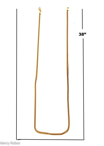 Bishop Clergy Chain Style Mq860 G (38")