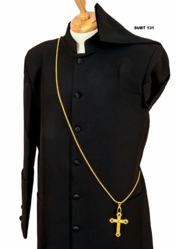 Bishop Pectoral Cross & Chain Style Subt131 Gp