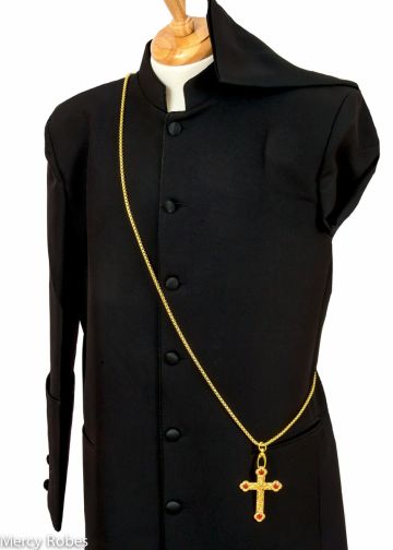 Bishop Pectoral Cross & Chain Style Subt131 Gr