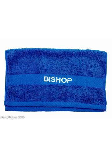 Preaching Hand Towel Bishop (Royal/White)