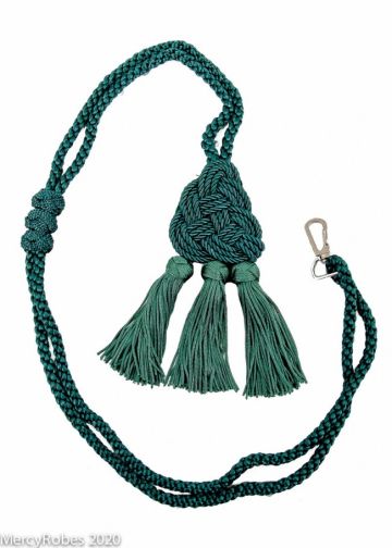 Bishop Tassel Pectoral Cord (Green) 02