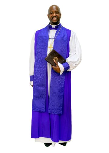 Bishop Vestment Exclusive Style 485790 (Roman Purple Lt)