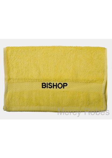 Preaching Hand Towel Bishop (Yellow/Black)