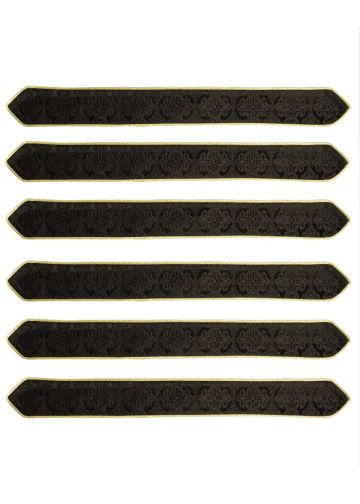 Doctoral Bars (Black -Gold 2nd LT) 025