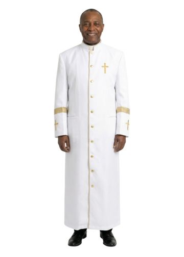 Clergy Robe Style Bnh151 (White/Gold)