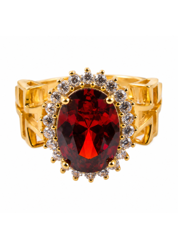 Womens Clergy Apostle Ring Subs515 (G Red)