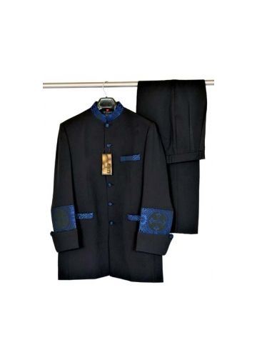 Preaching Jacket & Pants (Navy/Blk-Royal)