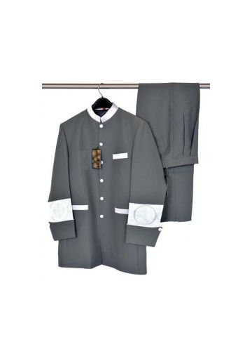 Preaching Jacket & Pants (Grey/White)
