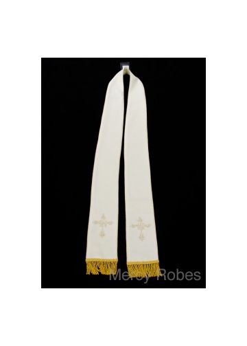 Womens Clergy Stole LR142 (Cream/Gold)