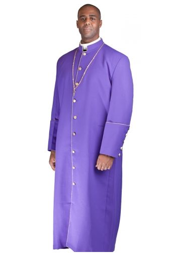 Clergy Robe Bpa101 (Purple/Gold)
