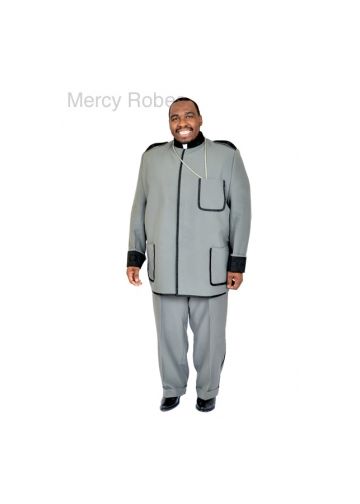 Clergy Suit 023 (Grey/Black LT)