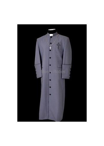 Clergy Robe Bmw160 (Grey/Black)