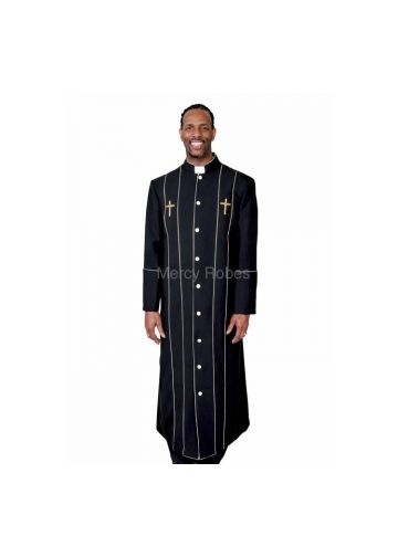 Clergy Robe Style Ime154 (Black/Gold)