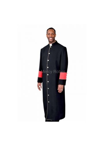 Clergy Robe Style Bpm122 (Black/Red)