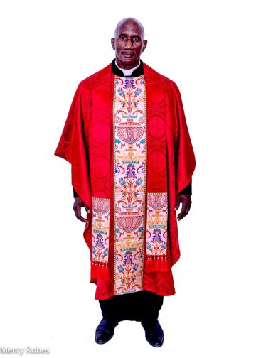 Chasuble & Stole Style MR4000 (Red Lt/Tapestry)