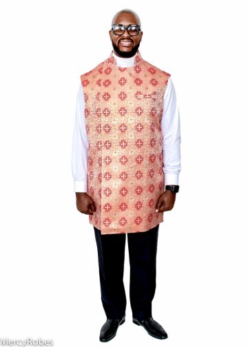 Clergy Apron (Red-Gold 3Rd LT)
