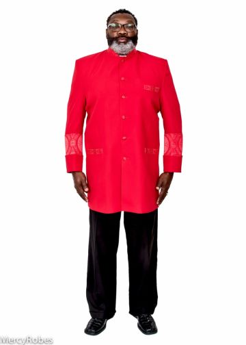 Clergy Jacket Style CJ011 (Red/Red LT)